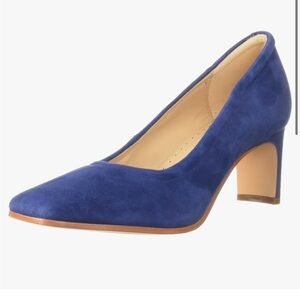NWOB Clarks‎ Seren55 Soft Blue Suede Pumps, Women's Size 6.5